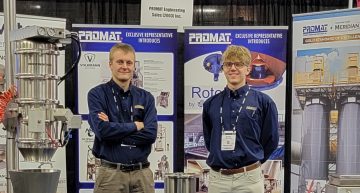 PROMAT Tradeshow booth.